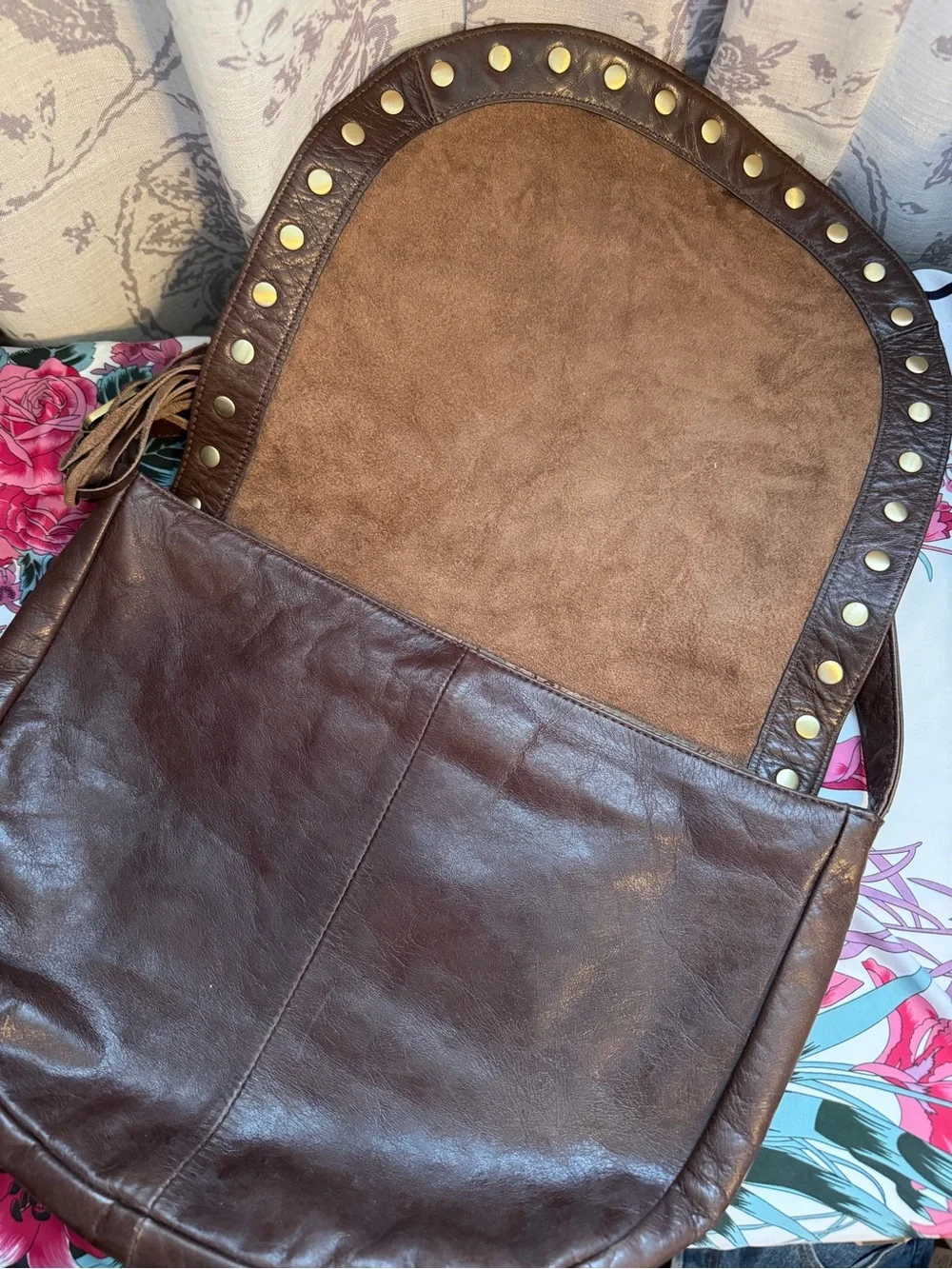 HOBO Maverick Studded Saddle Bag